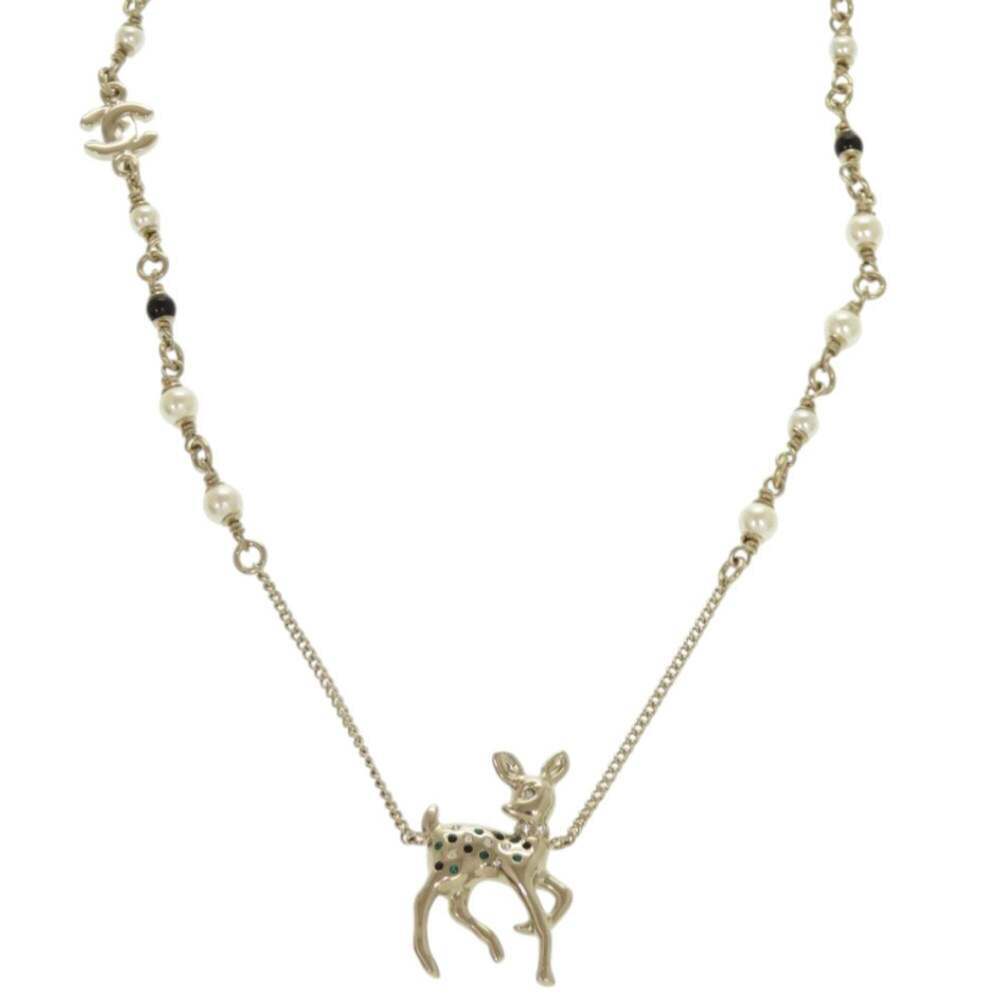 CHANEL Gold Necklace
